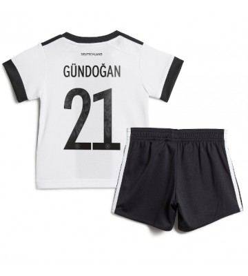 Lacne Dětský Futbalové dres Nemecko Ilkay Gundogan #21 MS 2022 Krátky Rukáv - Domáci (+ trenírky)